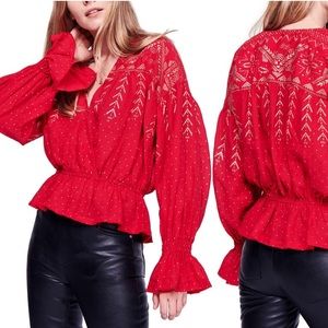 Free People Counting Stars Blouse